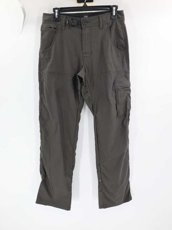 Prana Other - PrAna Pants Men's 28 Zion Stretch Relaxed Fit Belted Performance Hiking Roll Up